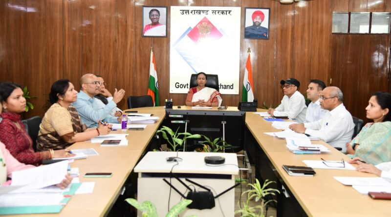 मुख्य सचिव राधा रतूड़ी ने सहायता प्राप्त यूडीआरएफ एफ तथा एचपीसी की ली बैठक