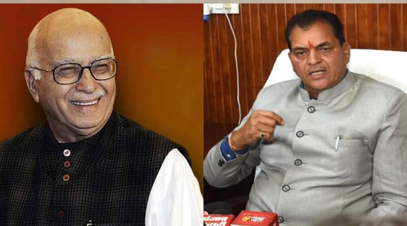 वरिष्ठ भाजपा नेता लालकृष्ण आडवाणी को भारत रत्न मिलने पर कैबिनेट मंत्री प्रेमचंद अग्रवाल ने दी बधाई