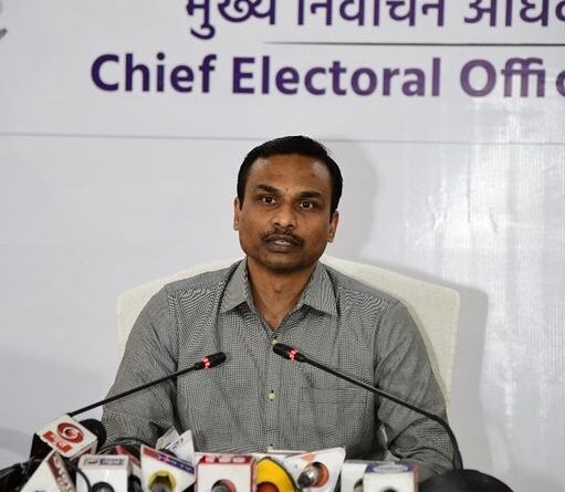 अपर मुख्य निर्वाचन अधिकारी विजय कुमार जोगदंडे ने मीडिया सेंटर में की प्रेस ब्रीफिंग,  वृद्ध व दिव्यांग मतदाताओं को की जाएगी विभिन्न सुविधाएं प्रदान