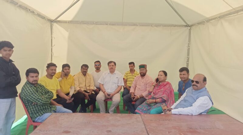 टिहरी लोकसभा क्षेत्र के लिए बनाए गए मतगणना स्थल का कांग्रेस नेताओ ने किया निरीक्षण 