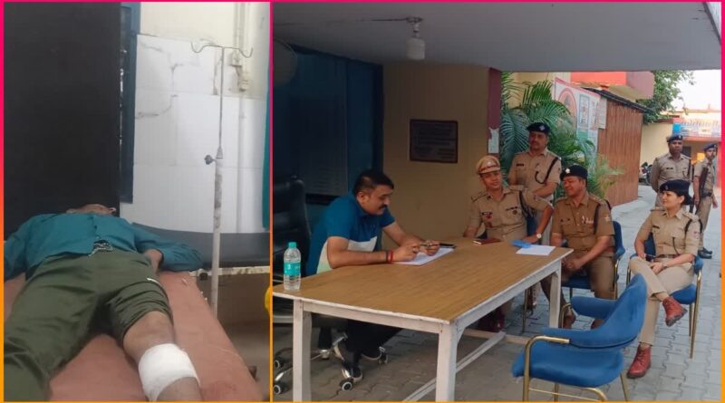 देहरादून के सहसपुर में डकैती डालने वाले आरोपियों से पुलिस की मुठभेड़, एक डकैत के पैर में लगी गोली, 3 अरेस्ट, एसएसपी अजय सिंह ने ली अधिकारियों से जानकारी