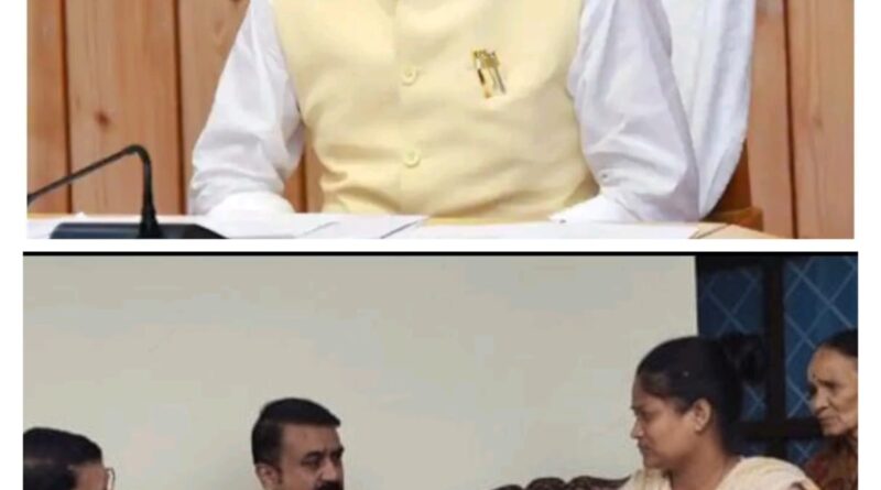 डोभाल चौक गोलीकांड : मुख्यमंत्री धामी के निर्देश पर प्रतिनिधि बन मृतक दीपक बडोला के घर पहुंचे रायपुर विधायक उमेश शर्मा और SSP अजय सिंह 