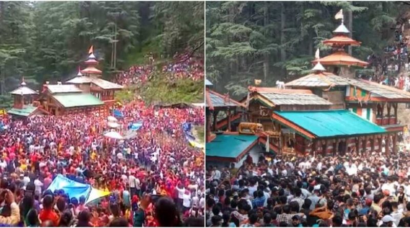 रंवाईघाटी की ऐतिहासिक डांडा की जातर में उमड़ी श्रद्धालुओं की भीड़, 100 गांव के लोग हुए शामिल