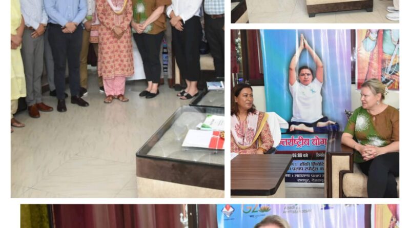 कैबिनेट मंत्री रेखा आर्या से संयुक्त राष्ट्र, विश्व खाद्य कार्यक्रम (UN-WFP) के 5 देशो के प्रतिनिधिमंडल ने की शिष्टाचार भेंट, कैबिनेट मंत्री ने WFP द्वारा दी जा रही सुविधाओं की करी प्रशंसा