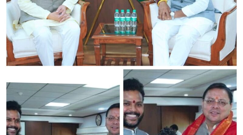 मुख्यमंत्री धामी ने केन्द्रीय नागरिक उड्डयन मंत्री राम मोहन नायडू किंजरपु से की भेंट, उत्तराखण्ड में एयर कनेक्टिविटी को और सुदृढ़ बनाने के विषय पर की विस्तृत चर्चा