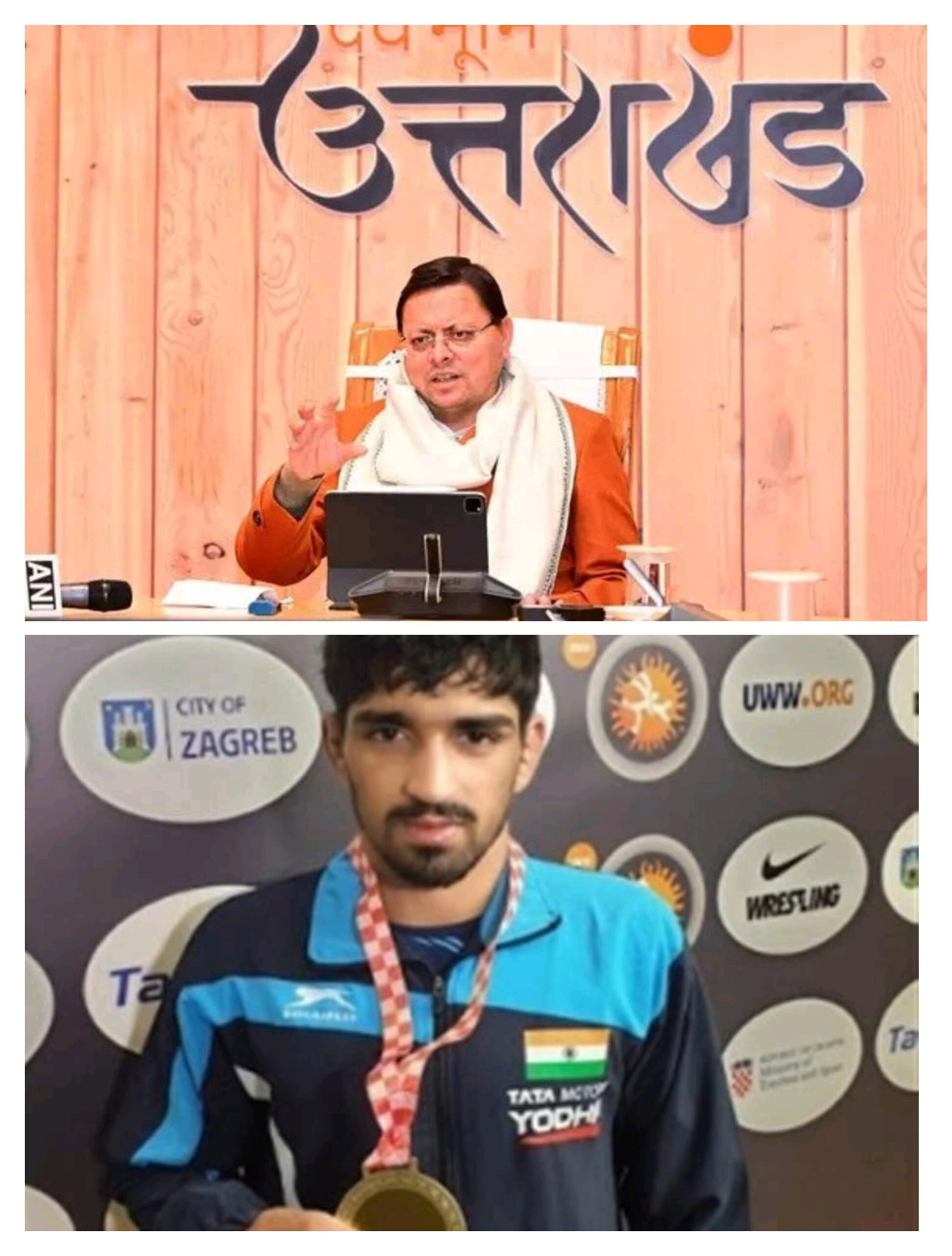 मुख्यमंत्री धामी ने पेरिस ओलंपिक-2024 की कुश्ती प्रतिस्पर्धा में कांस्य पदक जीतने पर अमन सहरावत को दी हार्दिक बधाई एवं शुभकामनाएं