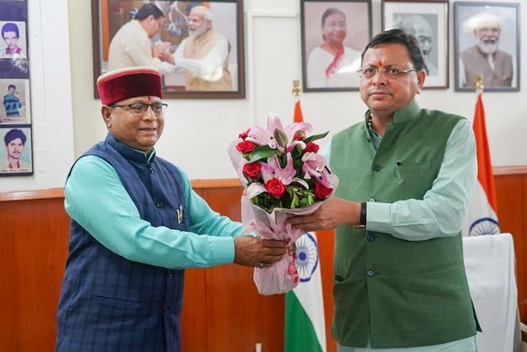 मुख्यमंत्री धामी से राजपुर रोड ,कर्णप्रयाग, यमुनोत्री ,हरिद्वार ,पुरोला विधायकों ने की भेंट 