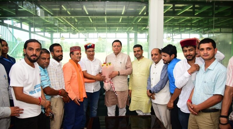 मुख्यमंत्री धामी से पुरोला विधानसभा से आए प्रतिनिधि मंडल ने की मुलाकात, जताया आभार