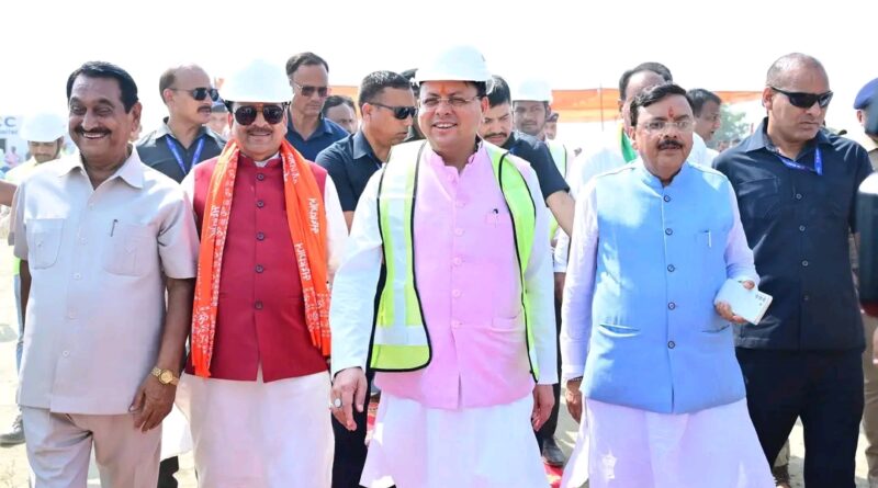 मुख्यमंत्री धामी ने उधमसिंहनगर को दी 351 करोड़ की सौगात, किच्छा में निर्माणाधीन एम्स सैटेलाइट सेन्टर का किया स्थलीय निरीक्षण,मजदूरों से की बातचीत