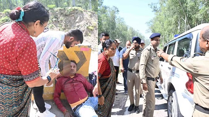 विधानसभा अध्यक्ष ऋतु खंडूडी भूषण ने सड़क पर घायल व्यक्ति को देख रोका अपना काफिला, अपनी गाड़ी से ही भिजवाया अस्पताल