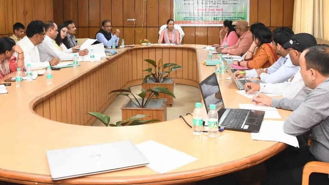 विशेष प्रमुख सचिव अमित सिन्हा ने ली बैठक दिए निर्देश , 38वें राष्ट्रीय खेलों के आयोजन के लिए  20 अक्तूबर तक पूरी करनी होंगी सभी तैयारियां, हर घंटे की ली जा रही रिपोर्ट