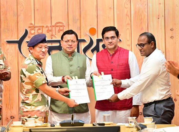 मुख्यमंत्री धामी और पशुपालन मंत्री सौरभ बहुगुणा ने स्थानीय उत्पादों की आपूर्ति के लिए ITBP के मध्य समझौता, सालाना 200 करोड़ का होगा कारोबार