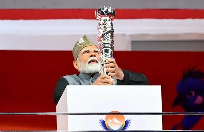 प्रधानमंत्री मोदी ने 38वें राष्ट्रीय खेलों का किया शुभारंभ, शानदार आयोजन के लिए मुख्यमंत्री धामी और उनकी टीम को दी बधाई