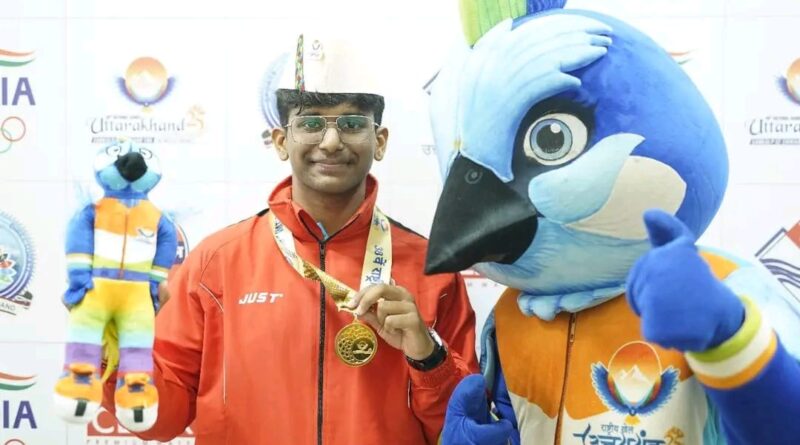 विश्व जूनियर चैंपियन पार्थ माने ने 10 मीटर एयर राइफल स्पर्धा में शानदार प्रदर्शन करते हुए जीता स्वर्ण पदक 