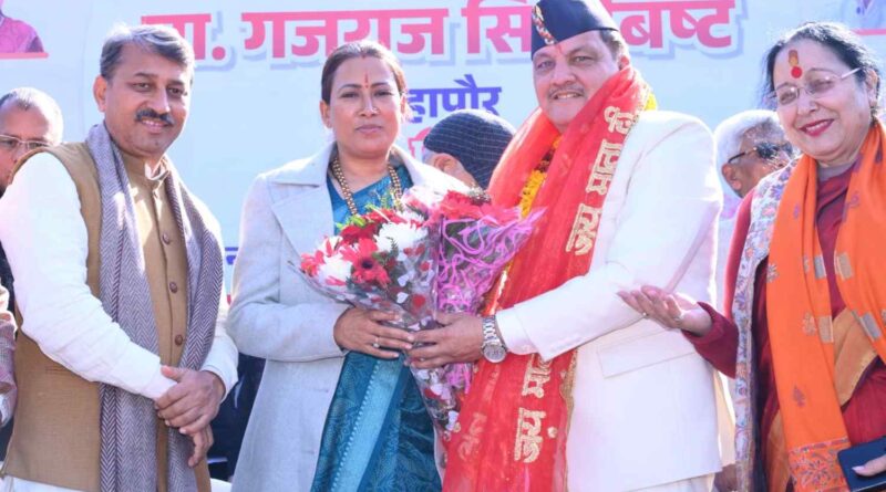 कैबिनेट मंत्री रेखा आर्या रुद्रपुर और हल्द्वानी मेयर के शपथ ग्रहण में बतौर मुख्य अतिथि हुई शामिल,कहा विकास की नई गाथा लिखेगी ट्रिपल इंजन सरकार
