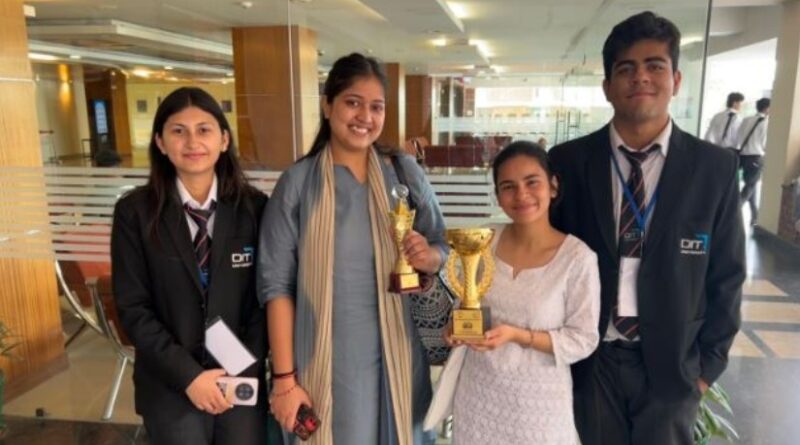 वाद-विवाद प्रतियोगिता में एसजीआरआर विश्वविद्यालय की हंसिका सक्सेना सर्वश्रेष्ठ वक्ता घोषित