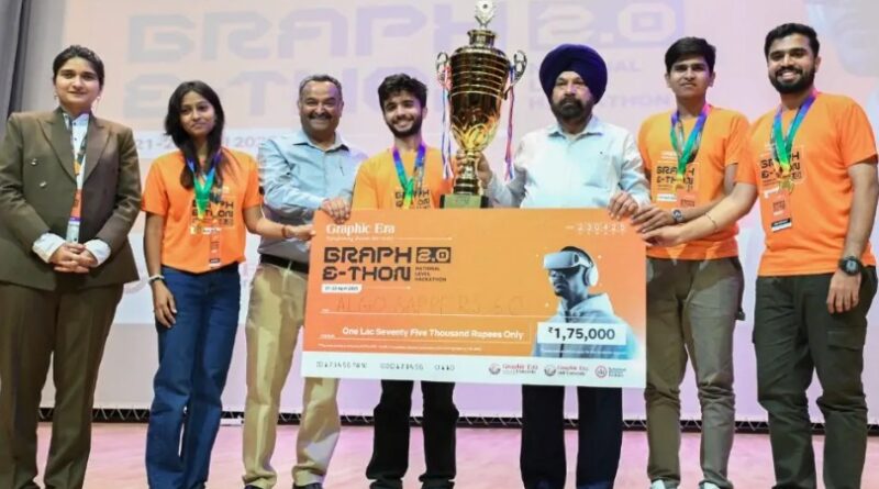ग्राफ ए-थॉन का आखिरी दिन, टीम एल्गोसैपर्स ने जीता 1.7 लाख रुपए का पुरस्कार